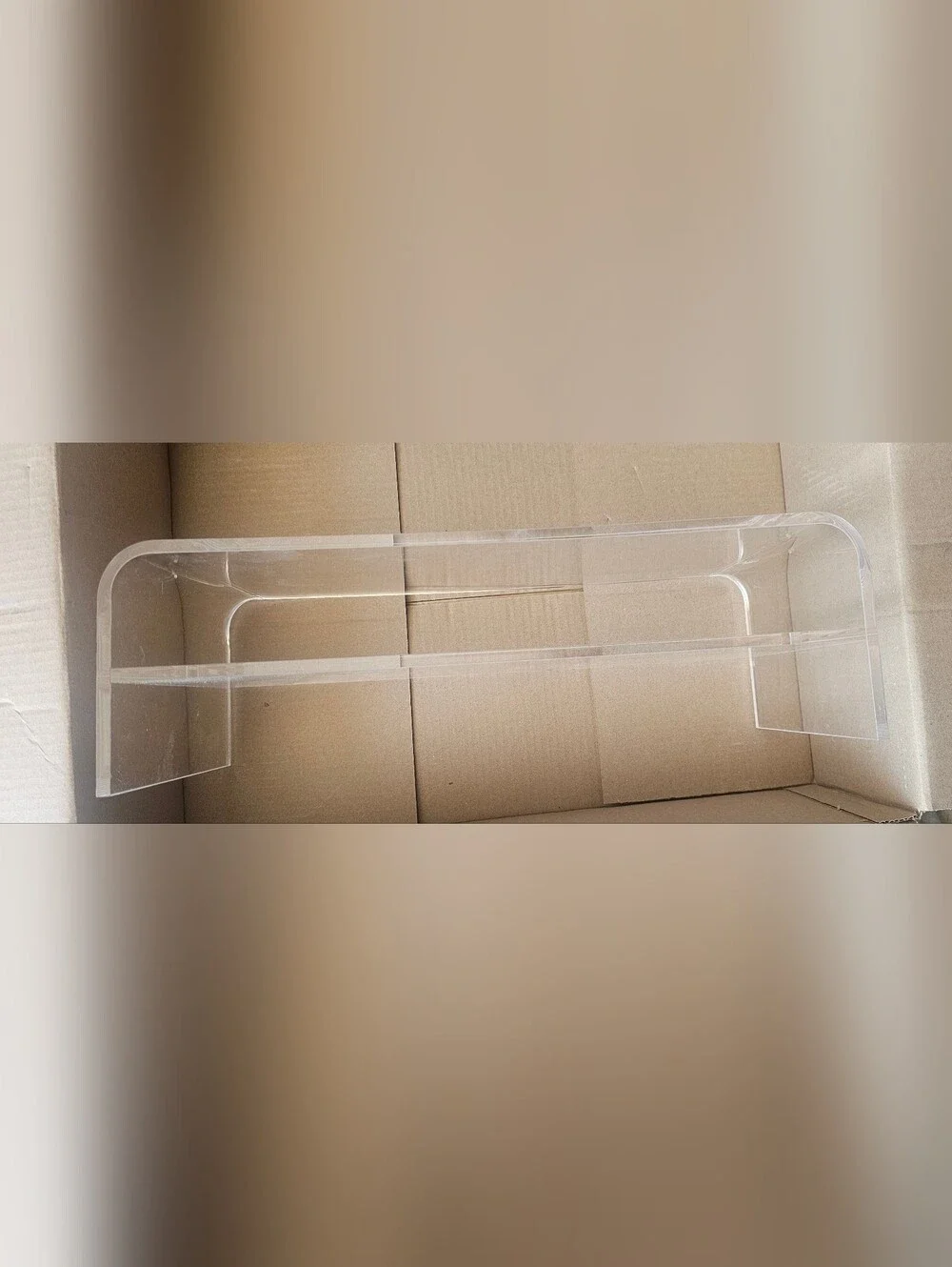 Egchi 2-Tier Clear Acrylic Monitor Stand & Desk Riser (16